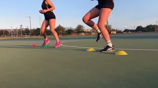 Nettyheads- Netball drills Footwork Figure 8's