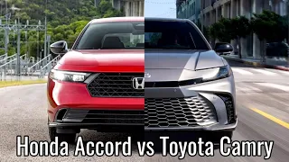 New 2025 Toyota Camry vs Honda Accord 2024 Comparison | Honda Accord vs Toyota Camry 2025