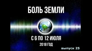 Катаклизмы за неделю с 6 по 12 июля 2018 года