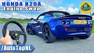 1997 Lotus Elise *HONDA K20A SWAP* | REVIEW on AUTOBAHN [NO SPEED LIMIT] by AutoTopNL