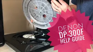 Denon DP-300F stylus & belt replacement