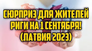 СЮРПРИЗ ДЛЯ ЖИТЕЛЕЙ РИГИ НА 1 СЕНТЯБРЯ! (ЛАТВИЯ 2023) | КРИМИНАЛЬНАЯ ЛАТВИЯ