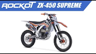 Обзор кроссового мотоцикла ROCKOT ZX450 Supreme | Лучший эндуро мотоцикл | Новинка 2021 года