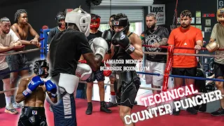 BAIT AND PUNISH! Amateur Boxer Finds EVERY Opening In Sparring!