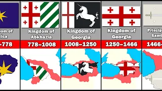 Evolution of Georgia's Flag and Territory