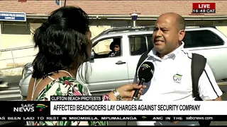 Affected Clifton beach goers lay charges against security company