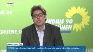 Hooligan-Demo: Michael Kellner (Grüne) zu den Ausschreitungen in Köln - 27.10.2014