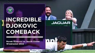 Novak Djokovic vs Jannik Sinner | Wimbledon 2022 | Extended Highlights