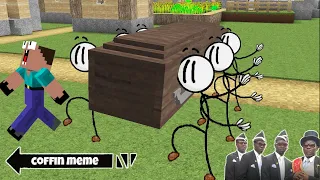 Henry Stickmin Distraction Dance in Minecraft - Coffin Meme