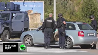 Top Channel/ Uniforma të policisë serbe në veri, Svecla: Dëshmia e përfshirjes së Beogradit!