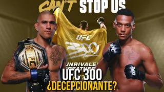 el UFC 300 es una DECEPCIÓN (?)