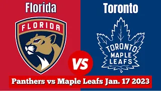 Florida Panthers vs Toronto Maple Leafs | Live NHL Play by Play & Chat