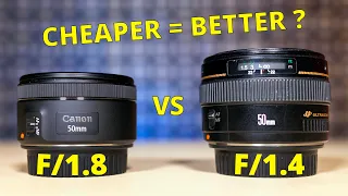 Canon 50mm f/1.8 vs Canon 50mm f/1.4 - Sharpness Test no.8