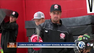 Dylan Larkin grows as a coach at his annual hockey school in Waterford