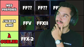 DEBRIEF DU MARATHON ! Quel FF est TOP 1 dans mon coeur?! [FINAL FANTASY] [TIER LIST] [FR]