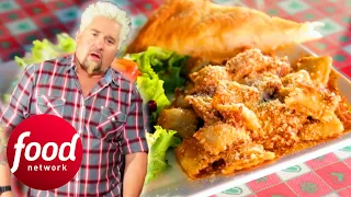 "Welcome To Food Coma" Guy Fieri LOVES This Deli! l Diners Drive-Ins & Dives