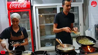 Tunisian street food : the most delicous pastaأكل الشارع التونسي :  مطعم ينفرد بأشهى اطباق المقرونة