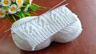 İki şiş kolay örgü yelek,süveter model yapımı ✅️Eays knitting crochet