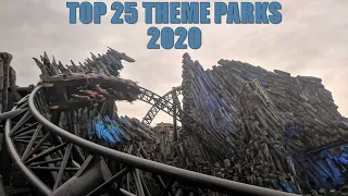 Top 50 Amusement Parks in the World Part 2 (2020) | Top 25