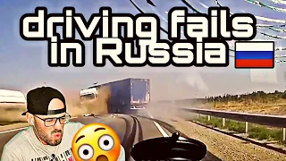 REACTION to driving fails in Russia