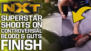 WWE NXT Star Takes Shot At AEW For Controversial Blood & Guts Finish