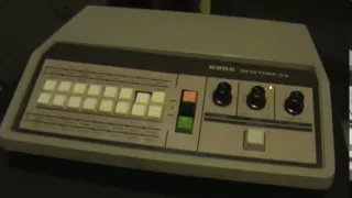 Vintage 70s KORG RHYTHM KR-33 Analog Drum Machine demo