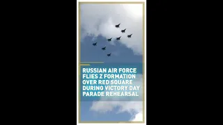 Russia's victory day parade rehearsal
