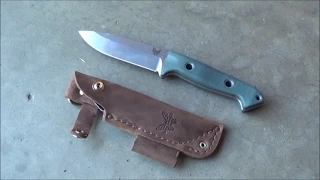 Benchmade Bushcrafter 162: Initial Thoughts