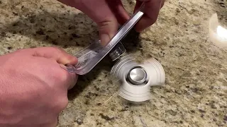 How does this magnet impact the aluminum spinner?