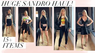 HUGE SANDRO TRY-ON HAUL. 15+ ITEM LOOK BOOK. FALL SHOPPING 2020.