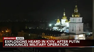 BREAKING NEWS: Russian President Vladimir Putin announces military operation in Ukraine