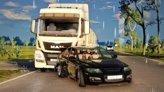 BeamNG Drive - Realistic Intersection Crashes #23