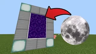 How To Make a Portal to the Moon DIMENSION in Minecraft Pocket Edition