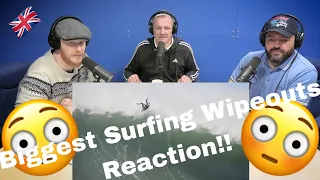 Biggest Surfing Wipeouts REACTION!! | OFFICE BLOKES REACT!!