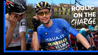 Primoz Roglic Just Can't Stop Winning! | Highlights of Stage 6 At Tirreno-Adriatico | Eurosport