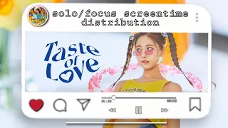 TWICE "Taste Of Love" First Tasting - Album Trailer • Solo/Focus Screentime Distribution