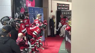 NJ Devils BEHIND THE SCENES Waiting To Hit The Ice for Warmups Game 4 vs. Carolina Hurricanes