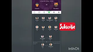 Barcelona VS Valencia live match today Laliga live match