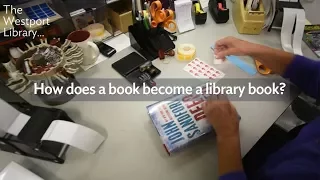 How does a book become a library book?