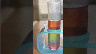 Sugar Water Density Rainbow Experiment