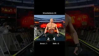 Every Brock vs Seth Match Ever Edit