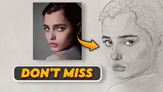 Break the difficulty of drawing a portrait with this method