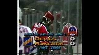 1992 playoffs game 5 Devils at Rangers