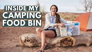 What's Inside My Camping Pantry Bin? (Useful Camping Organization Ideas)