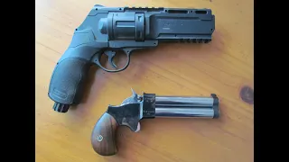 Rewolwer HDR 50 vs Derringer by Great Gun