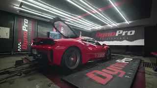 Ferrari 488 Pista Dyno Run - 4K