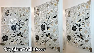 DIY GLAM DECORATIVE WALL DECOR | EASY & INEXPENSIVE | HOME DECOR IDEAS