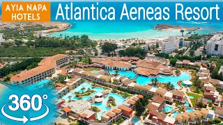 Atlantica Aeneas Resort:  360° Drone Review Based on TripAdvisor. Cyprus