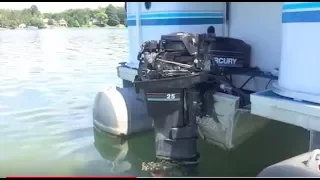 Outboard Boat Engine wont stay running - Adjust Carburetor Fuel/Air Mixture - EASY