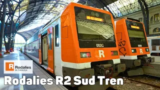 R2 South Train - Localities of Catalonia - Complete Journey